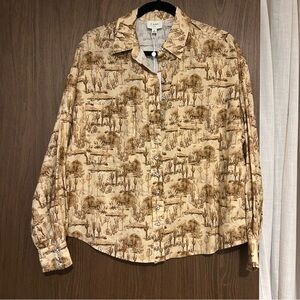 Cami NYC Desert Patterned Top size small